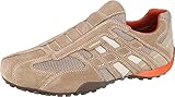 männer sommerschuhe leder Innenmaterial: Synthetic Geox Herren Uomo Snake L Sneakers,Beige Dk Orange,44 EU