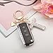 Manlosen Cute Fashion Cross Keychain Initial Letter Keys Charm Gifts for Women with Key Ring Purse Charms for Handbags