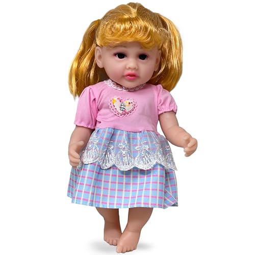 Image of Bella Doll 12-Inch Big Size Lifelike Baby Girl Toy Doll - Soft Vinyl, Realistic Hair & Cute Dress playset for Kids | Toys for Girls | Dolls for Girls