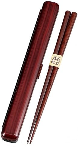 たつみや(Tatsumiya)Ya Tatsumi HAKOYA 23.0 chopstick case set zelkova wood grain