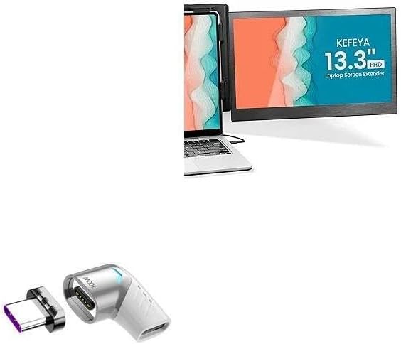 Adaptador magnético de carga USB-C con ángulo de 90 grados