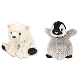 Wild Republic Cuddlekins Polar Bear Stuffed Animal Plush Toy & Penguin Stuffed Animal Plush Toy 8...