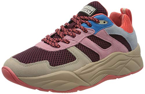 SCOTCH & SODA FOOTWEAR Celest, Zapatillas para Mujer, Multicolor (Peony Pink Multi S581), 41 EU