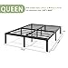 LUMUNANCE Metal Bed Frame Queen Size - 14 Inch Heavy-Duty Queen Platform Bed Frame No Box Spring Needed, Easy Assembly, Noise-Free, Sturdy Mattress Foundation, Underbed Storage Space