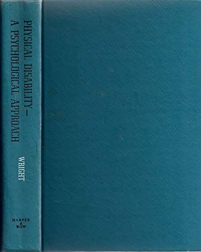 Physical Disability - A Psychological Approach B00UXN4MXU Book Cover