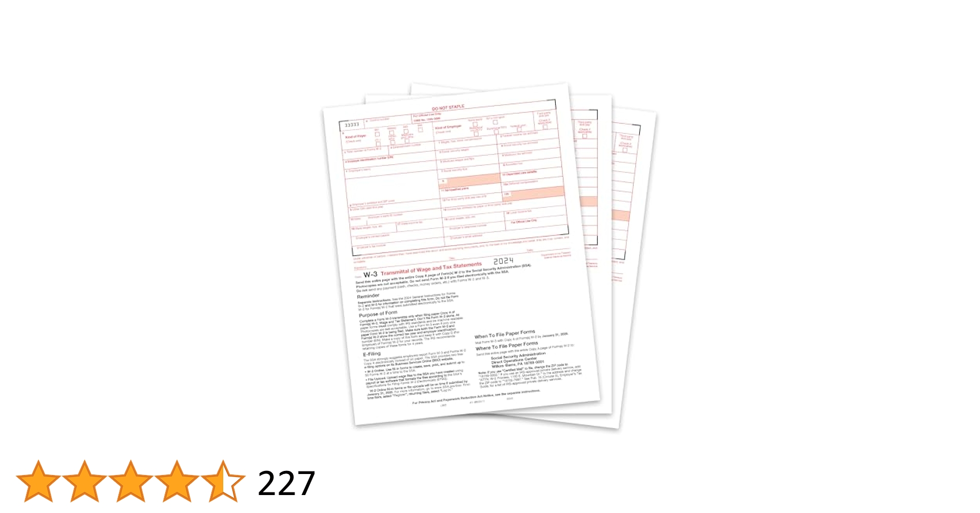 amazon-com-w3-transmittal-tax-forms-2024-10-form-w-3-summary-laser-forms-for-transmittal-of-wage-and-tax-statements-w-3-forms-compatible-with-quickbooks-and-accounting-software-10-pack-office-products
