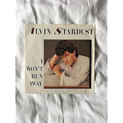 I Won&rsquo;t Run Away by Alvin Stardust 7&rdquo; Single Vinyl Record, 1984.