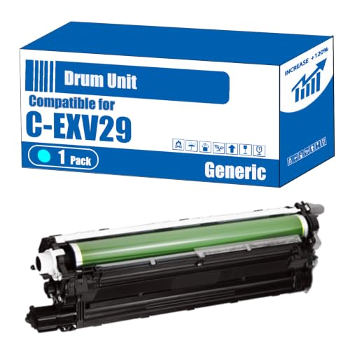 Image of Compatible for Canon C-EXV29 Drum Unit imageRUNNER Advance C5030i C5030 C5035 C5035 C5235 C5240 Printers, High Yield 169000 Pages, Accurate Imaging Rich Colors (1 Pack Cyan)