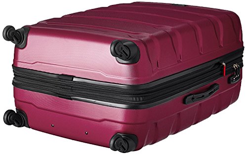 Image of Samsonite Omni PC Hardside Expandable Luggage with Spinner Wheels, Radiant Pink, 3-Piece Set (20 /24 /28), Omni Pc Hardside Expandable Luggage With Spinner Wheels