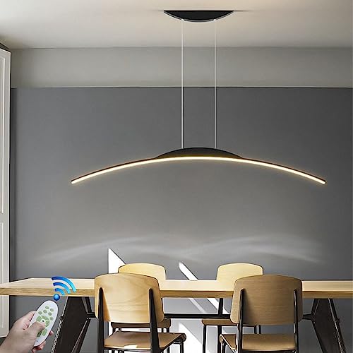 Lustre acrylique avec télécommande et éclairage LED variable pour salon - 2
