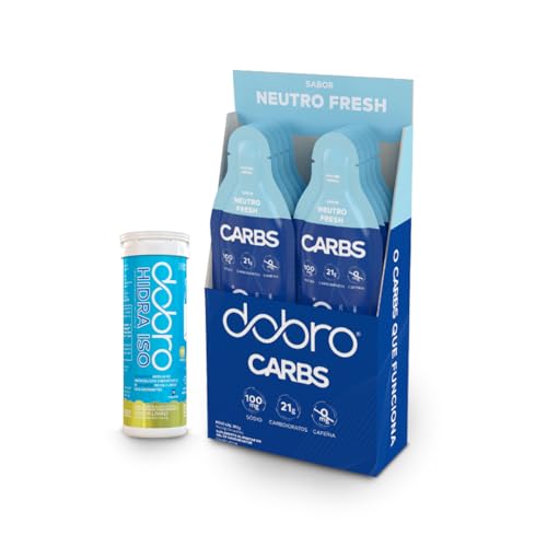 Combo Carbs Gel Dobro + Hidra Iso sabor Limão (Sem cafeína)