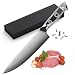 KATSURA Woodworking Project Kit - Gyuto Chef Knife Blank - 8 Inch - Japanese Premium AUS 10, 3-Layer Forged Steel - NO LOGO (8-inch Gyuto Chef Knife)