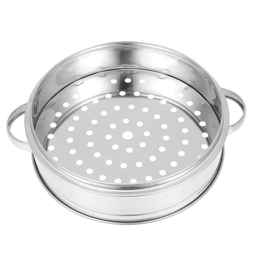 ULTECHNOVO Panier À Vapeur En Acier Inoxydable 22.00 X 18.00 X 5.50 Cm Passoire Pour Riz Légumes Poisson Fruits De Mer Œufs Et Pommes De Terre Compatible Cuiseur Et Autocuiseur