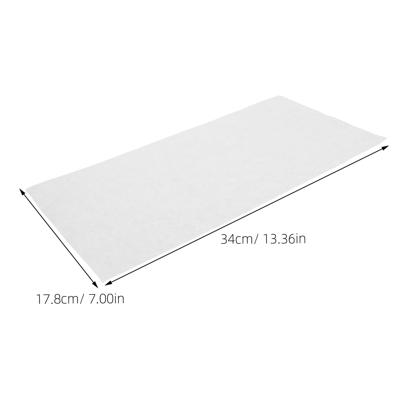 Papel de Pergamino para Hornear, 300 Hojas, 34x17,8cm