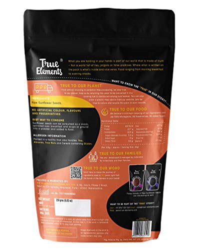 Image of True Elements Pumpkin and Sunflower Seeds Combo 500g (250g * 2) - Raw Seeds for Eating | Edible Seeds Combo | Rich in Protein & Fibre