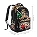 KOSUES Mexican American Flag Eagle Laptop Backpacks Double Shoulder Laptop Pack Bag Daypack Back Pack Bags Rucksack Computer Bag with Side Pockets Front Zipper Pockets For Commutes Travel