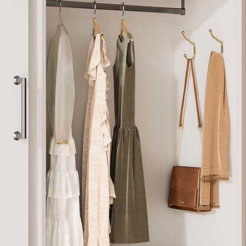 Josmimic HOOKS WALL HANGING GOLD Gold Coat Hooks Wall Mount - Wall Hooks For Hanging, Heavy Duty Hooks, Mudroom Hooks, Metal Hooks For Hanging Clothes, Towels, Hats, Keys thumb #6