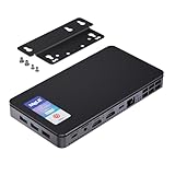 MeLE Overclock4C Slim Mini PC N150 (up to 3.6GHz) 32GB DDR4 512GB SSD Win11Pro Micro Desktop Computer Dual HDMI + USB-C 4K Triple Display 2.4G/5GHz WiFi5 BT5.1 GbE for AI Agents & Desktop Automation