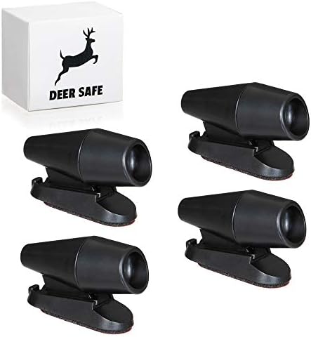 DEER SAFE Save A Deer Whistle for Car Truck Motorcycle ATV Sonic Whistles 4 Pack Warning Safety Device
