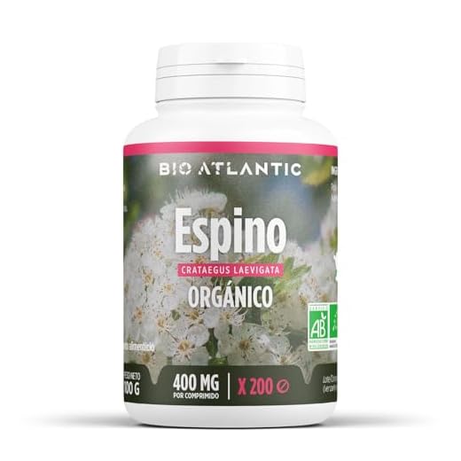 Espino Blanco Orgánico 400mg - 200 comprimidos