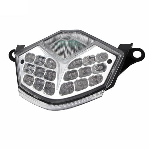 Intermitentes de freno y luz trasera cromada para moto ZX10R 2012