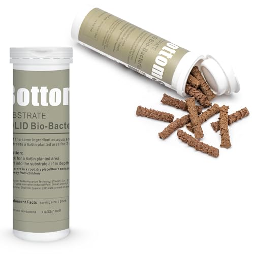 Dr. Tank Bottom Stick - Aquarium Plant Fertilizer Sticks for Aquatic Plants, Substrate Nutrients for Freshwater & Planted Tanks, Slow-Release Nutrients for Plant Growth, 15 Sticks - Energize Stick