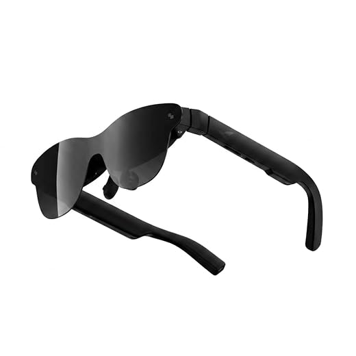 RayNeo Air 4 Pro - Óculos VR/AR Inteligente com Tela Virtual de 201'', Câmera, HDR10, Vídeo 3D 120Hz, Conexão USB-C Plug & Play para Filmes, Séries e Jogos