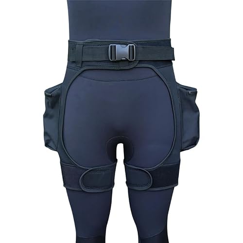 Mens Women Wetsuit Short Pants Scuba Diving Stretch Shorts with Pockets and Quick Release Buckle Adjustable Waist Belt Dropship - Thumbnail 5