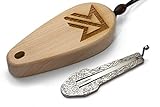 Oberton Pro “Kurtuguz” Jaw Harp/Vargan with Cedar Case - Best Pocket Size Music Instrument