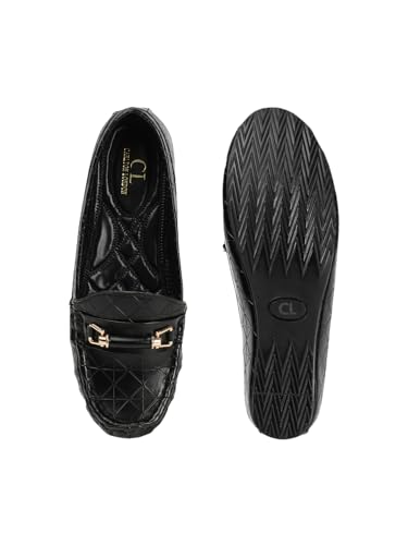 Image of Carlton London Women Comfortable Slip On Flat Loafer Ballet with Heels, for Party and Wedding, Casual and Formal Occasions