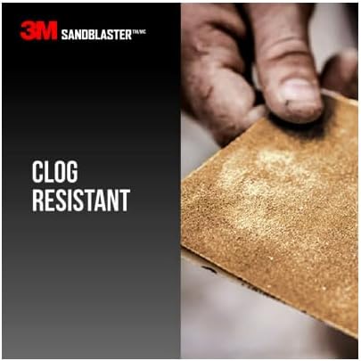 Miniatura 7 de 3M 20060-G-4 Papel de lija de grano grueso de grano 60 con agarre antideslizante, 11 x 9 pulgadas