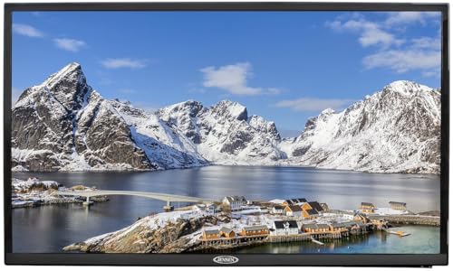 Image of Jensen JE3223 32 inch TFT LED TV, Black; 110VAC; 50W; 1366x 768 Max Resolution; 2X HDMI Port; 1x USB; Wall Mountable; 190 Brightness; Earphone and Mini Audio Out; 178-degree Viewing Angle