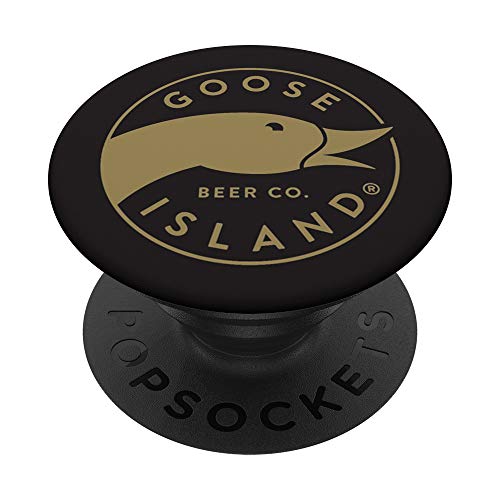 Goose Island Black and Gold PopSockets Stand for Smartphones & Tablets