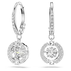 Pierced Earrings - Clear Crystals