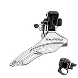 Shimano Tourney Umwerfer, Modell: FD-TY300 inkl. 1 Fahrradglocke