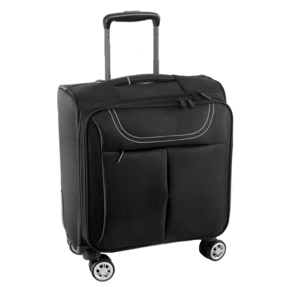 Buy TOURTIER 16 Inch Rolling Laptop Bag, 4 Wheeled Briefcase, Lightweight Underseat Travel
