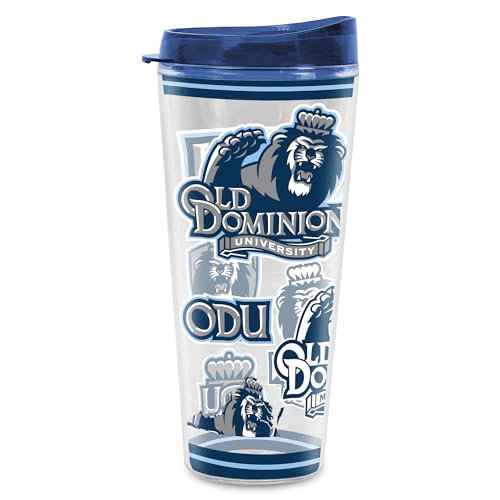 Rico Industries NCAA Old Dominion Monarchs Double Wall 20oz Tritan Tumbler