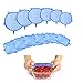 Produktbild 12 Stück dehnbare Silikondeckel, wiederverwendbarer Silikondeckel, verschiedene Größen Silikondeckel Deckel für Schalen, Töpfe, Gläser, Dosen Obst(6 PCS rechteckig und 6 PCS rund)