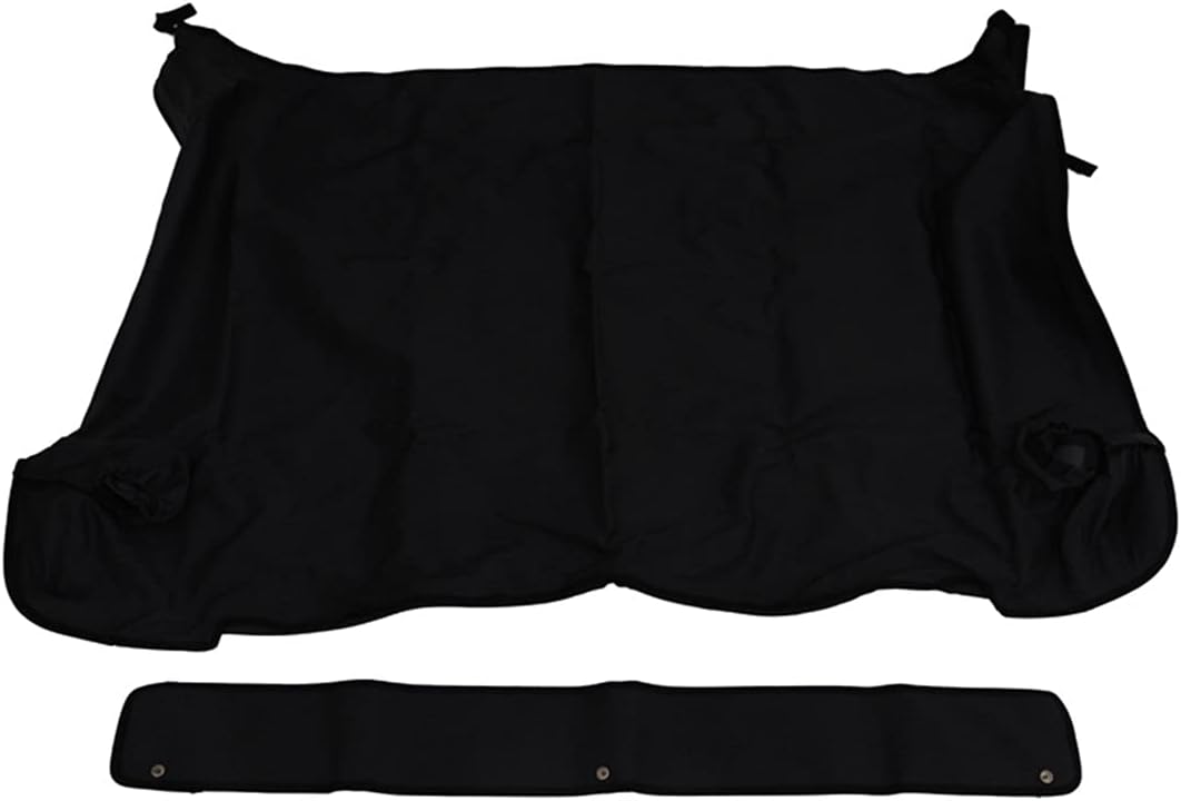 RAMPAGE PRODUCTS Soft Top Tonneau Cover for Jeep Wrangler JL | Black, Vinyl | 741135 | Fits 2018-2025 Jeep Wrangler JL Sport/Sport S/Rubicon 2-Door