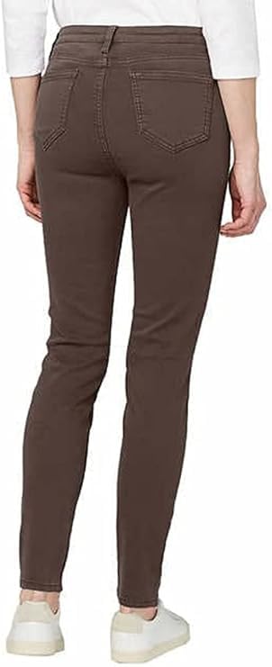 Buffalo David Bitton Women's High Rise Soft Stretch Ankle Skinny Jeans (US, Numeric, 6, Regular, Long, 6/28 Inseam 29", Coffee Bean)3
