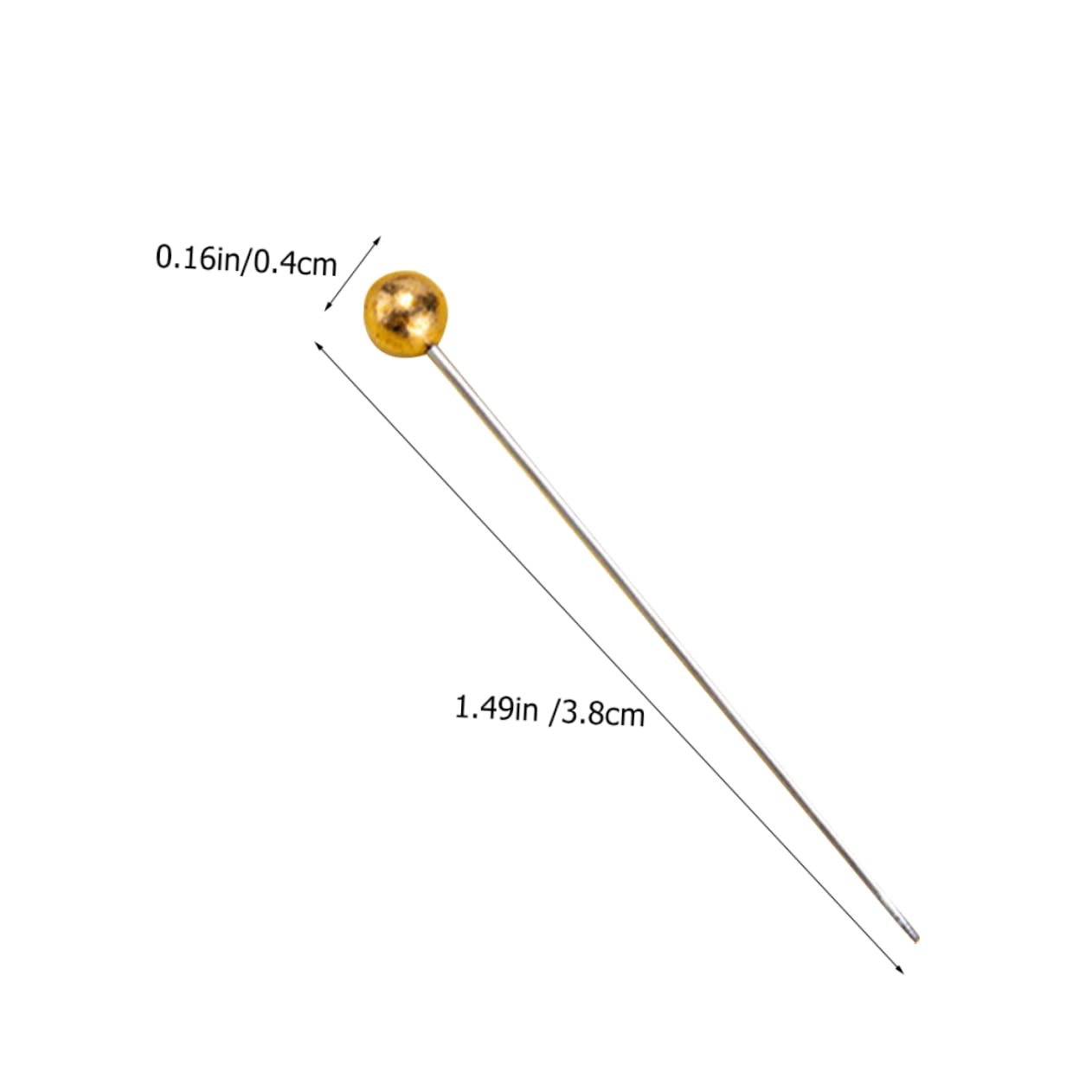 KALLORY Sewing Quilting Pin Set 400pcs Straight Pins Ball Head for Fabric Knitting Corsage Wedding DIY Craft Banquet Party