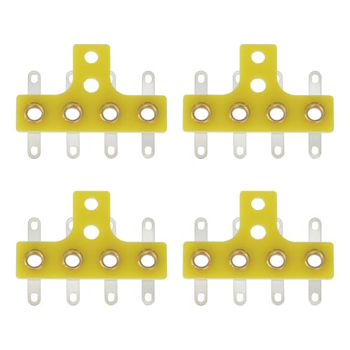 The Lord of the Tools 4pcs 4-Way Solder Tag Strip for Electronic DIY Project 40 x 32.7mm