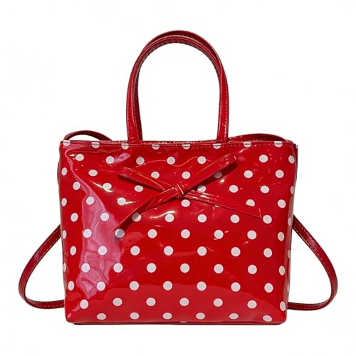 Bolso tote pequeño polka dot para mujer miniatura 1