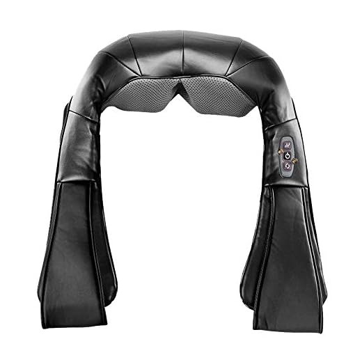 Masajeador para Cuello Hombros Espalda, Aparato de Masaje Cervical Eléctrico con Calor, 3D Shiatsu Massager en Casa Oficina y Coche