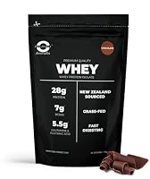 Pure Product Australia - Whey Protein Isolate & Hydrolyzed - 100% Premium Grass Fed - 30g Protein per Serve, Fast Absorbing - Non-GMO - Easy Digesting - 1kg (30 Servings) - Chocolate