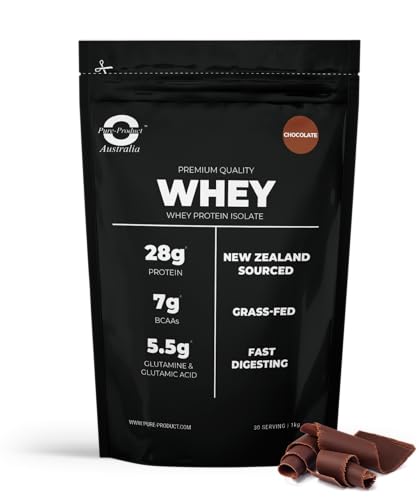 Pure Product Australia Whey Protein Isolate Powder Chocolate 2 kilograms