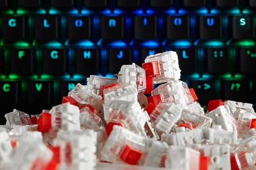 GLORIOUS Kailh Mechanische Tastaturschalter (120x) 3-Pin SMD-LED, Rot – Ansicht 6