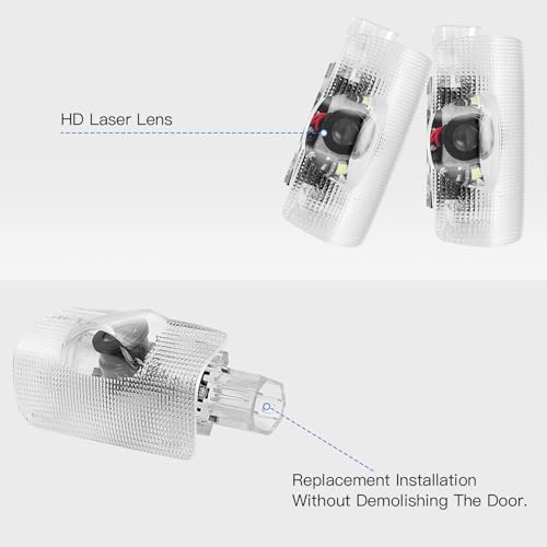 Blshwez Car Door Lights Logo Projector -[4 Pack] 4K HD Puddle Lights for LS/ES/is/GS/GX/LX/RX/NX/RC/LC/UX/TX/RZ Series by Blshwez - Image 4