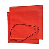 ZBIianxer 1 Gut sichtbare PVC Flagge mit elastischer Kordel für den Fahrzeugtransport, Wasser und windbeständig, 12" / 18" Warnschild, wetterfeste Sicherheitsschilder, Sicherheit, wetterfest