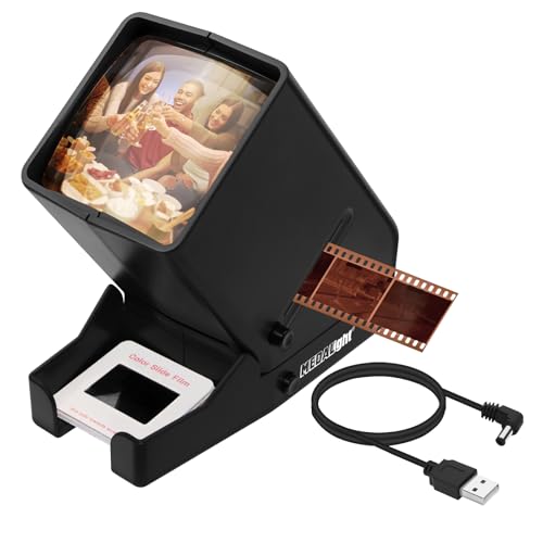 MEDALight SV-3 Slide and Film Viewer - 35mm Slide & Film Negative Viewer with 3X Magnification, LED...